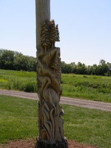 Black Maple Chainsaw carving Grey Silo Waterloo Ontario